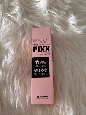 NEW SO.NATURAL All Day Tight Fixx Makeup Setting Spray K Beauty